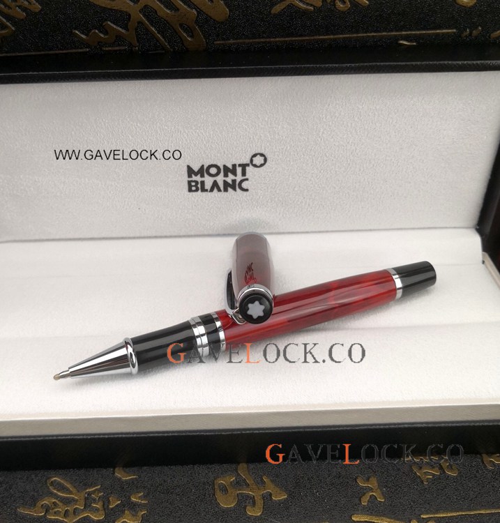 Wholesale Mont Blanc Writers Edition Rollerball Pen - Rose Red Pen